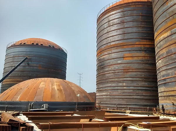 彬村山华侨农场焦粉钢板仓